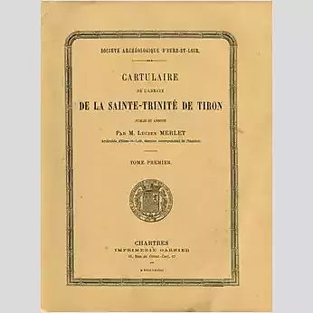 Cartulaire Ste-Trinité